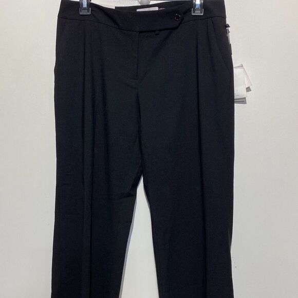 Calvin Klein Suit Women's Black Classic Fit Short Trouser Pants Size 6 NWT - Picture 1 of 12